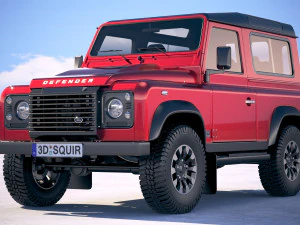 Land Rover Defender Works V8 2018 3D Model