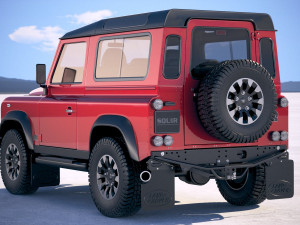 Land Rover Defender Works V8 2018 3D Model