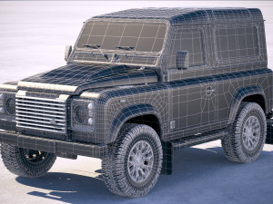 Land Rover Defender Works V8 2018 3D Model