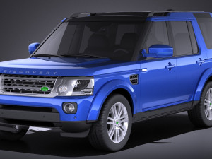 Land Rover Discovery 2014 vray 3D Model