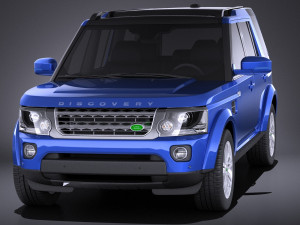 Land Rover Discovery 2014 vray 3Dモデル