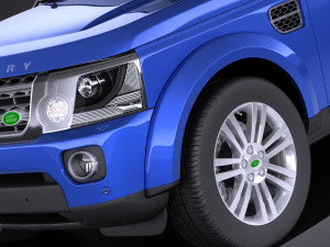 Land Rover Discovery 2014 vray 3Dモデル