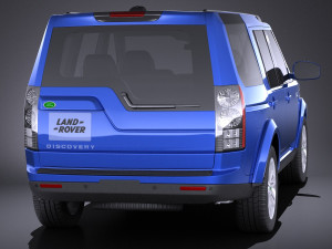 Land Rover Discovery 2014 vray 3Dモデル