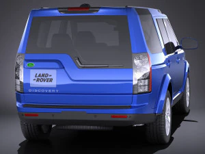 Land Rover Discovery 2014 vray 3D Model