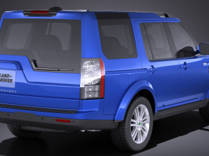 Land Rover Discovery 2014 vray 3Dモデル
