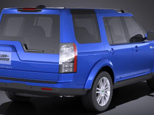 Land Rover Discovery 2014 vray 3D Model