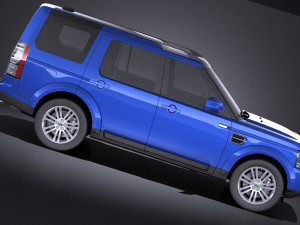 Land Rover Discovery 2014 vray 3Dモデル