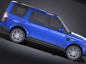 Land Rover Discovery 2014 vray 3D Model