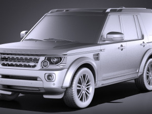 Land Rover Discovery 2014 vray 3Dモデル
