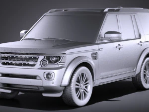 Land Rover Discovery 2014 vray 3D Model