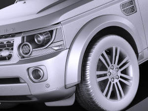 Land Rover Discovery 2014 vray 3Dモデル