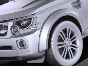 Land Rover Discovery 2014 vray 3D Model