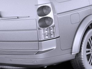 Land Rover Discovery 2014 vray 3Dモデル