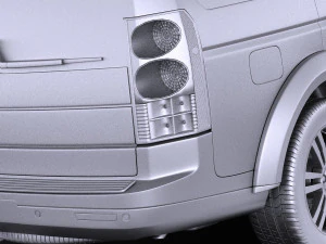 Land Rover Discovery 2014 vray 3D Model