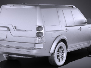 Land Rover Discovery 2014 vray 3Dモデル