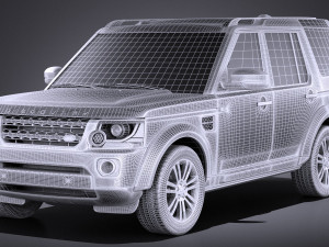 Land Rover Discovery 2014 vray 3Dモデル