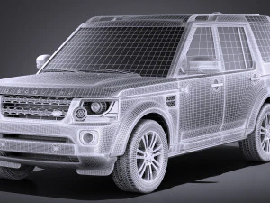 Land Rover Discovery 2014 vray 3D Model