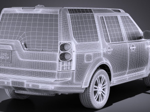 Land Rover Discovery 2014 vray 3Dモデル