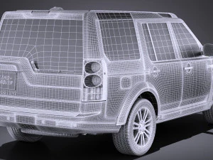 Land Rover Discovery 2014 vray 3D Model