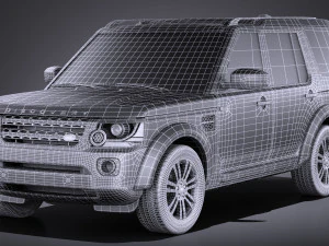 Land Rover Discovery 2014 vray 3D Model