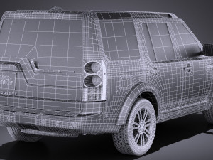 Land Rover Discovery 2014 vray 3Dモデル