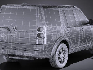 Land Rover Discovery 2014 vray 3D Model