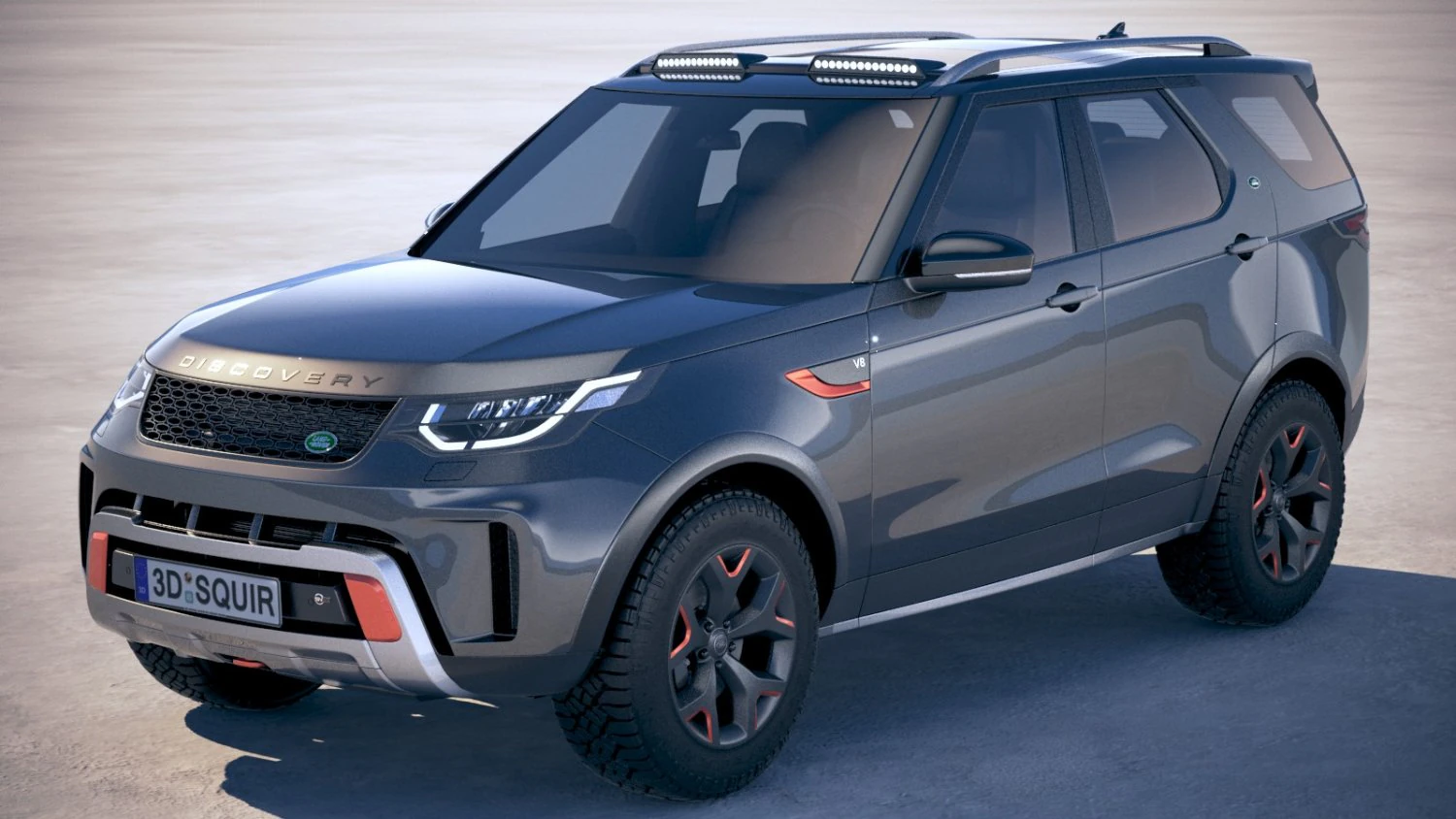 Land Rover Discovery SVX 2018 3D Model .c4d .max .obj .3ds .fbx .stl .blend 