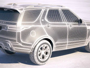 Land Rover Discovery SVX 2018 3D Model