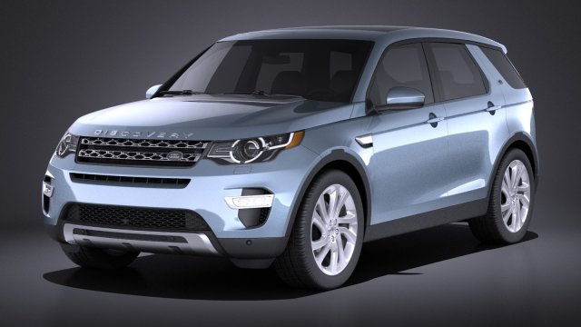 Land Rover Discovery Sport 2016 vray Modelo 3D .c4d .max .obj .3ds .fbx .stl .blend