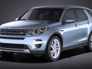Land Rover Discovery Sport 2016 vray 3D Model