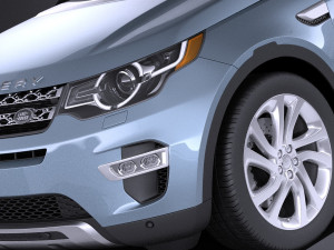Land Rover Discovery Sport 2016 vray Modelo 3D