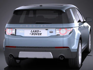 Land Rover Discovery Sport 2016 vray 3D Model