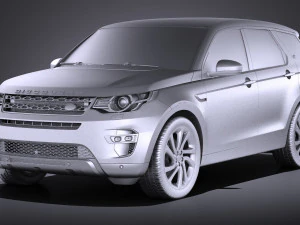 Land Rover Discovery Sport 2016 vray 3D Model
