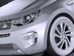 Land Rover Discovery Sport 2016 vray 3D Model