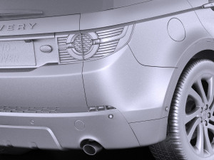 Land Rover Discovery Sport 2016 vray Modelo 3D