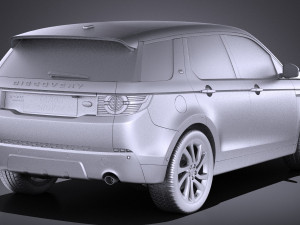 Land Rover Discovery Sport 2016 vray Modelo 3D