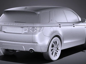 Land Rover Discovery Sport 2016 vray 3D Model