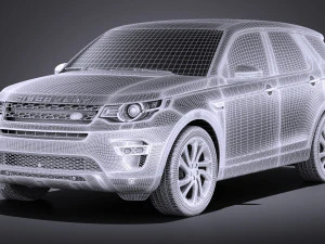 Land Rover Discovery Sport 2016 vray 3D Model