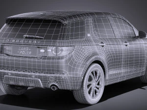 Land Rover Discovery Sport 2016 vray 3D Model