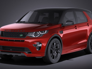 Land Rover Discovery Sport Dynamic 2017 vray 3D Model