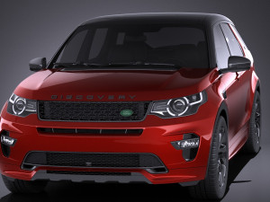 Land Rover Discovery Sport Dynamic 2017 vray 3D Model