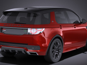 Land Rover Discovery Sport Dynamic 2017 vray 3D Model