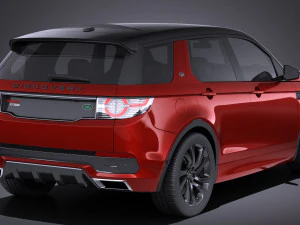 Land Rover Discovery Sport Dynamic 2017 vray 3D Model