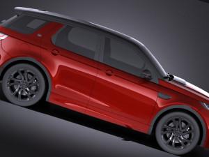 Land Rover Discovery Sport Dynamic 2017 vray 3D Model