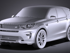 Land Rover Discovery Sport Dynamic 2017 vray 3D Model