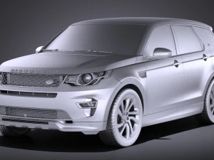 Land Rover Discovery Sport Dynamic 2017 vray 3D Model