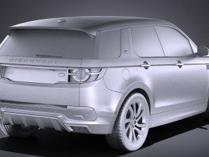 Land Rover Discovery Sport Dynamic 2017 vray 3D Model