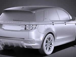 Land Rover Discovery Sport Dynamic 2017 vray 3D Model