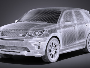 Land Rover Discovery Sport Dynamic 2017 vray 3D Model
