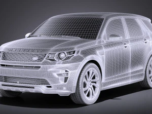 Land Rover Discovery Sport Dynamic 2017 vray 3D Model